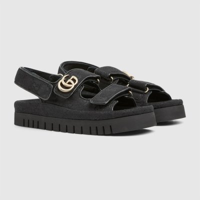 [Gucci] ���� sandal with Double G 816630