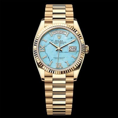 [Rolex] �ѷ��� Day-Date 36 ���̽���, 36mm, ���ο� ��� ���۷��� 128238