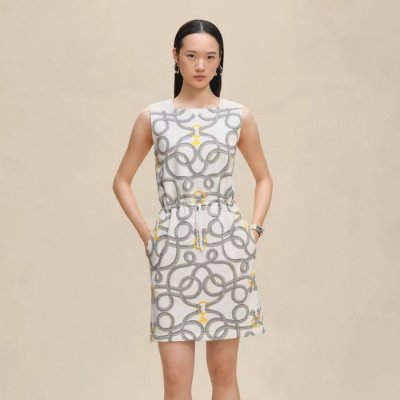 [Hermes] �����޽� "Palefroi Remix" sleeveless dress H5H4514DT9134