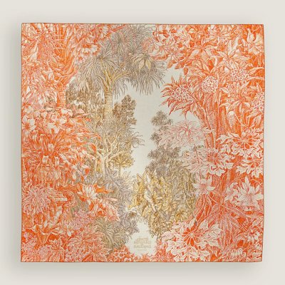 [Hermes] �����޽� All'Orto Botanico di Palermo shawl 140 H244121S 02