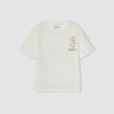 [Gucci] ���� Children's printed cotton T-shirt 575114