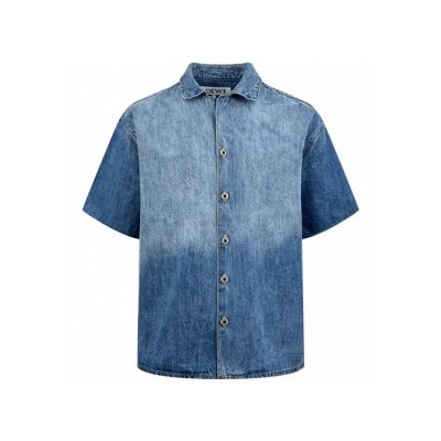 [LOEWE] �ο��� �Ƴ��׷� �� ������ ���� Anagram Short Sleeve Shirt 10150687998289