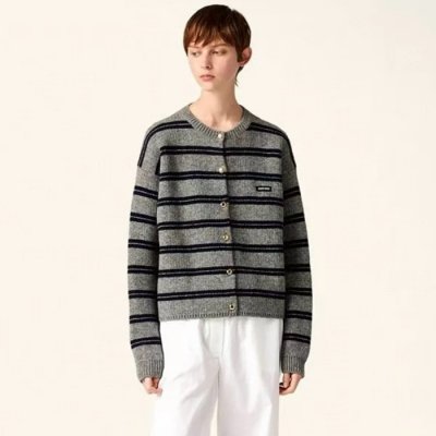 [Miumiu] �̿�̿� Shetland knit cardigan MMF899_15NQ_F0MZQ_S_OOO