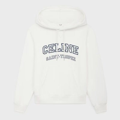[Celine] ������ hoodie in fleece cotton 2Y01G670Q.01MA