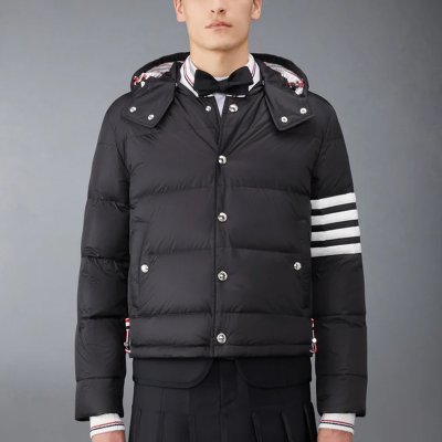 [Thom Browne] ����� ��Ʈ ���Ϸ� 4-�� �ٿ� ��Ŷ ���� MJD061X05411001