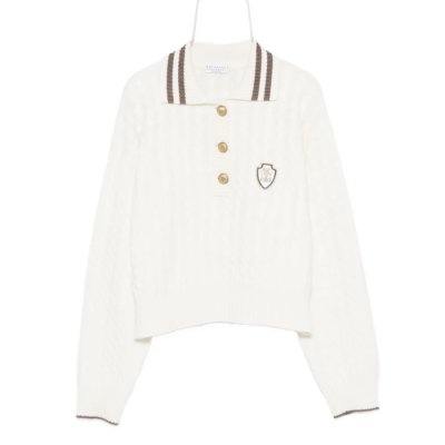 [Brunello Cucinelli] ���ڷ� ��ġ�ڸ� cable-knit jumper M12731505