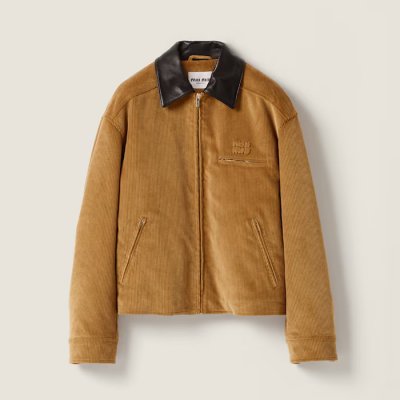 [Miumiu] �̿�̿� Padded corduroy blouson ML1336_1795_F0346_S_OOO
