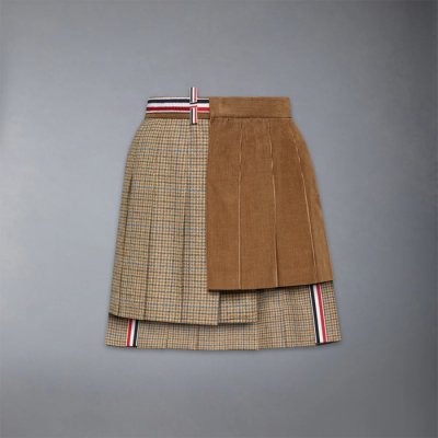 [Thom Browne] ����� ��Ŭ�� üũ Ʈ���� �ø��� �̴� ��ĿƮ FGCA31C-F0961-210