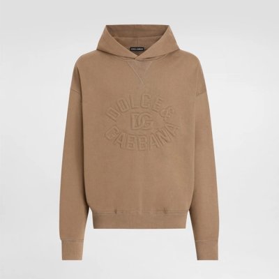 [D & G] Dolce & Gabbana Cotton hoodie with logo G9BNLZG7O2PM0672