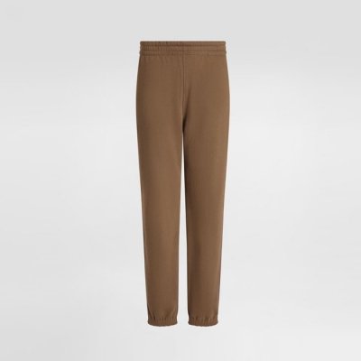 [D & G] Dolce & Gabbana Stretch jersey jogging pants with embroidery GP0M3ZG7O2PM0672