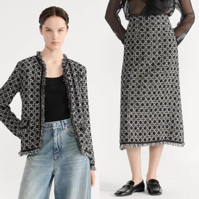 [Dior] ��� ��ũ�α�� ���ַ� �� ��Ŷ & �÷��� �̵� ��ĿƮ ��Ʈ 611V91A7896_X9101 & 611J11A7896_X9101