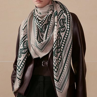 [Hermes] �����޽� Les Roues de Phaeton Bandana ��ũ&ĳ�ù̾� �� 3color H244170Sv05
