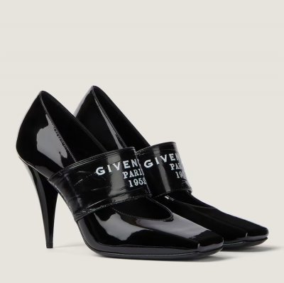 [Givenchy] ����� Sliced Square GIVENCHY Tape pumps in patent leather BE404JE2F6-001