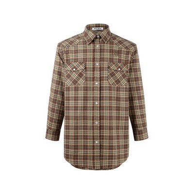 [Miumiu] �̿�̿� ���� Plaid shirt MK1969 174R F0C59 S OOO