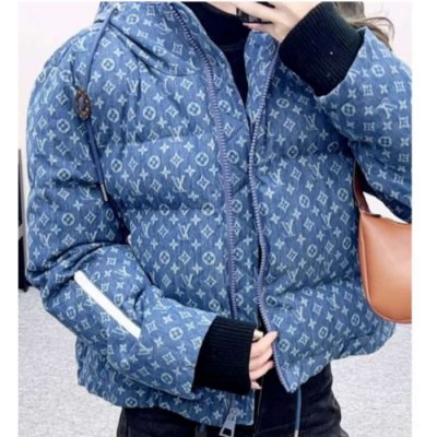 [Louis vuitton] ���̺��� Denim-Effect Monogram Ski Jacket 