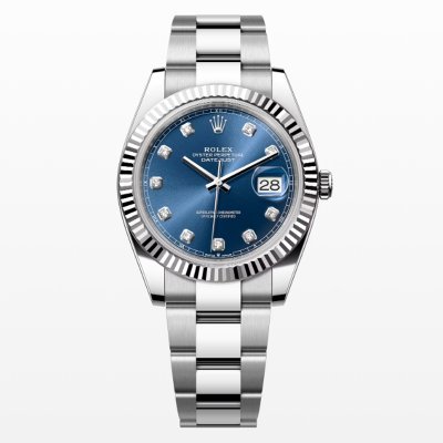 [ROLEX] �ѷ��� ����Ʈ����Ʈ 41mm ���̾Ƽ��� �����Ʈ ���� ���̽��� �����ƽ ��Ż�ð� 126334