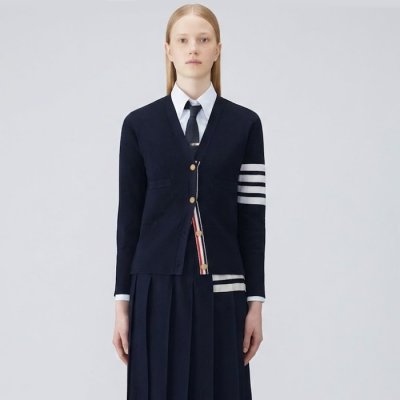 [Thom Browne] ����� ��ư 4-�� �ж�� Ŭ���� ���̳� ī��� FKC207A-00219-415