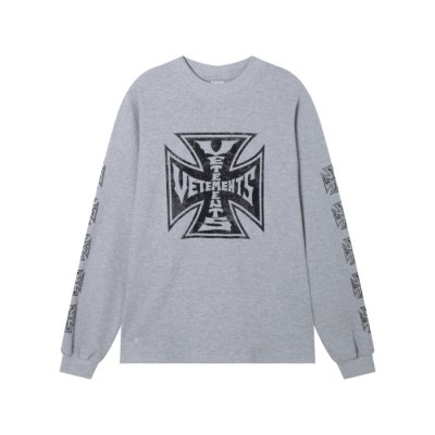 [Vetements] ��Ʈ�� ���̺� ����Ŀ ũ�ν� ���� Ƽ���� ME76LS181G