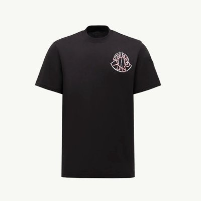 [Moncler] ��Ŭ���� logo-print T-shirt K20918C0004589AJS