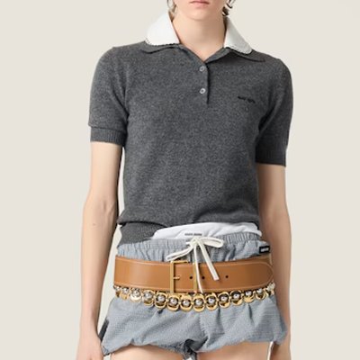 [Miumiu] �̿�̿� ���̽� ���ø� Į�� ĳ�ù̾� ���� MML03Z_17JF_F0480_S_OOO