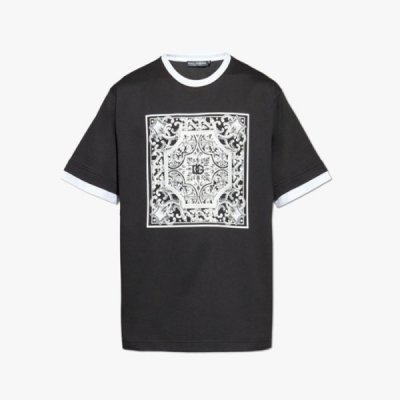 DOLCE & GABBANA [D & G] ��ü�ذ��ٳ� ����Ʈ & �ڼ� ��ư Ƽ���� G8ST2ZG7O9TN0000