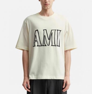 [ami] �ƹ� ȭ��Ʈ ��ư Ami Paris ����Ʈ Ƽ���� UTS380.726.136