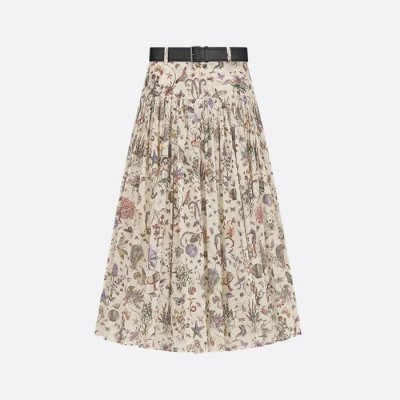 [Dior] ��� Mid-Length Belted Skirt 26041630