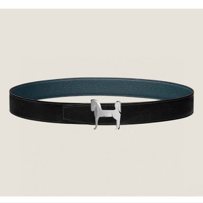 [Hermes] �����޽� Panache belt buckle & Reversible leather strap 32 mm H081753CIJ3