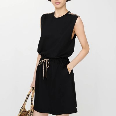 [Burberry] ������ üũ Ʈ���� ��ư ���� �巹�� p81232801