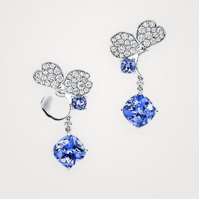 [TIFFANY & CO] Ƽ�Ĵ� ������ �ö�� ���̾Ƹ�� �� ź�ڳ���Ʈ ���� �ö�� ��� �̾