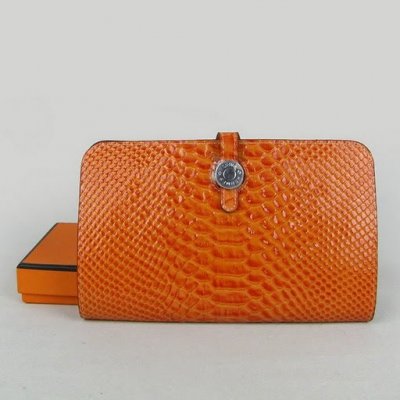 HERMES 8643 snaker orange